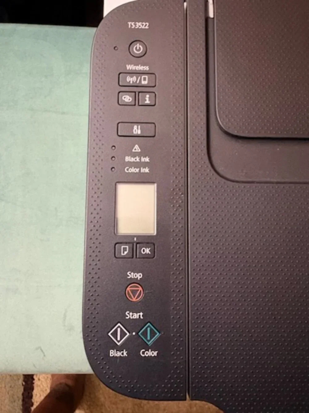 Canon PIXMA TS3522 All-in-One Wireless InkJet Printer with Print, Copy and Scan